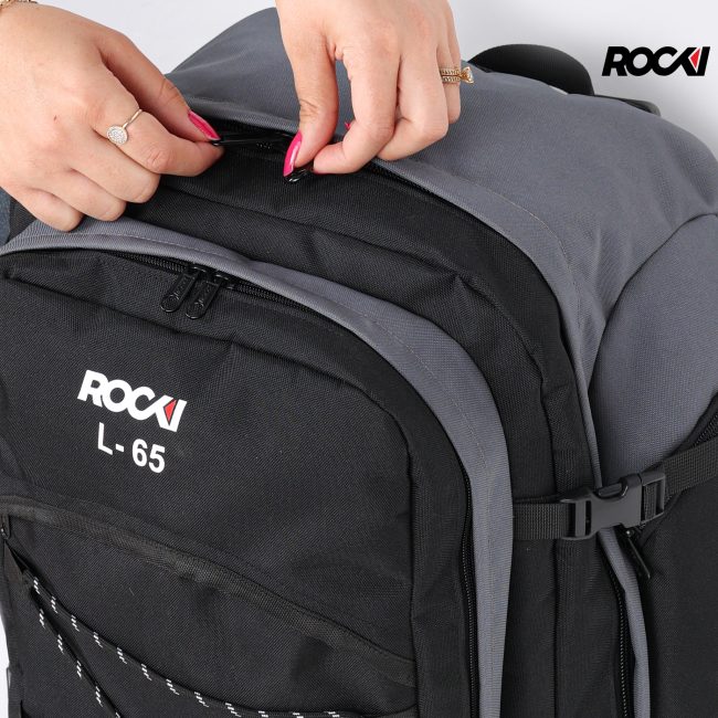 حقيبة ترميل ظهر Rocki "رفيق الترحال المتكامل" (L 65)